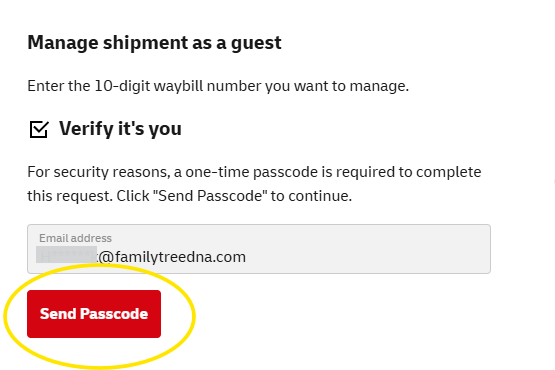 Paying DHL Shipment Related Fees - Send Passcode.png