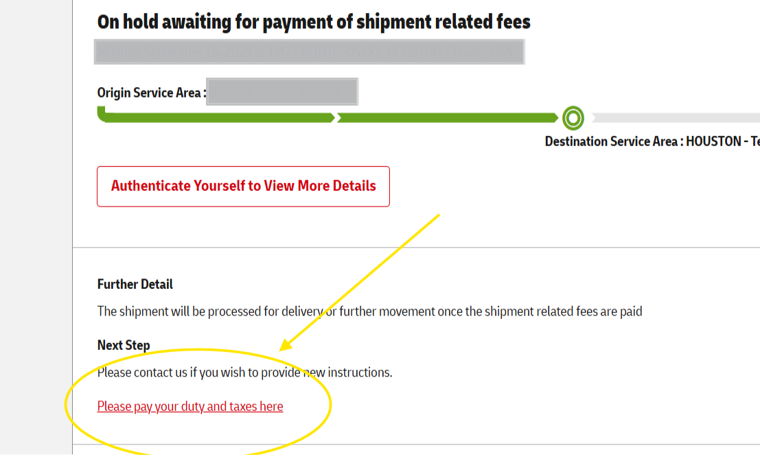 Paying DHL Shipment Related Fees - Pay Duty and Tax.png