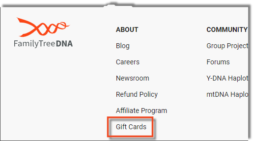 How to Redeem an  Gift Card